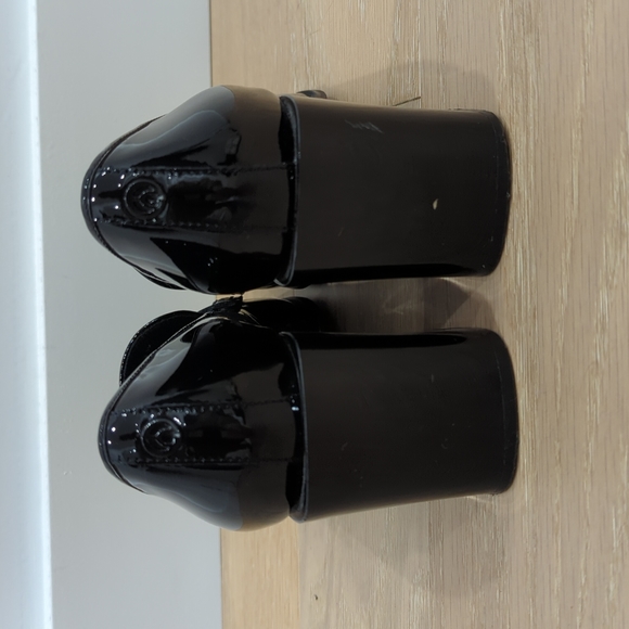Wishbone Patent Leather Chunk Heels - Picture 3 of 5
